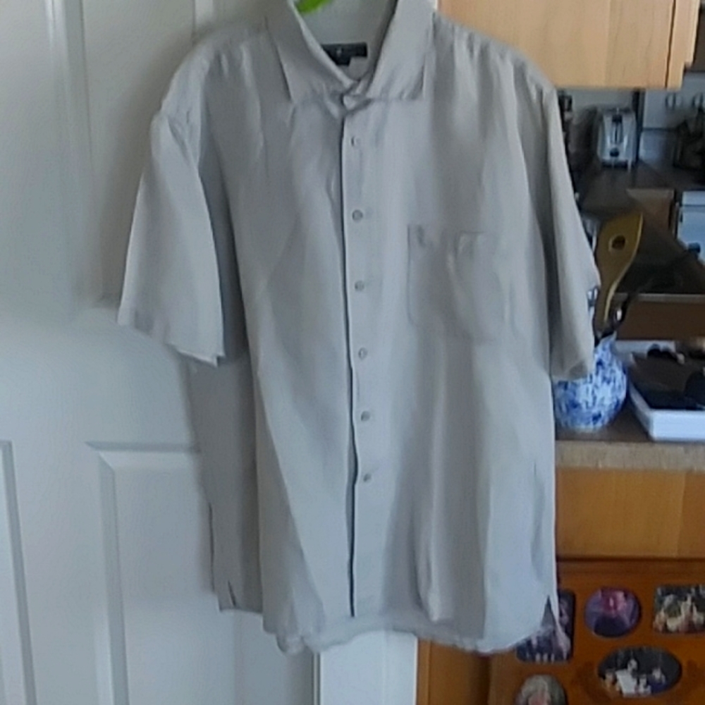 Men's Linen Short Sleeve Shirt